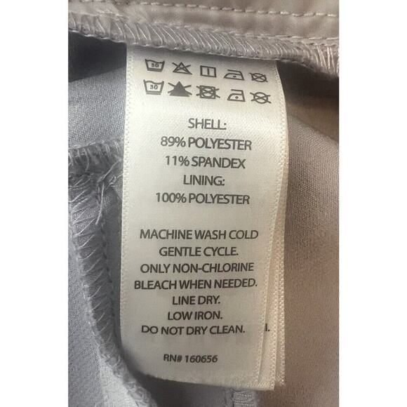 Sincerely Jules Career Pants Women’s Sz L Gray Lavender High Waisted Trousers - Picture 8 of 8